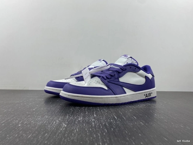 1 X CUSTOM AIR DM7890-386 X TRAVIS OFF-WHITE SCOTT JORDAN 0824